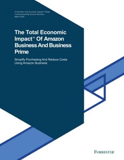 AmazonビジネスおよびビジネスプライムのThe Total Economic Impact™(総経済効果)